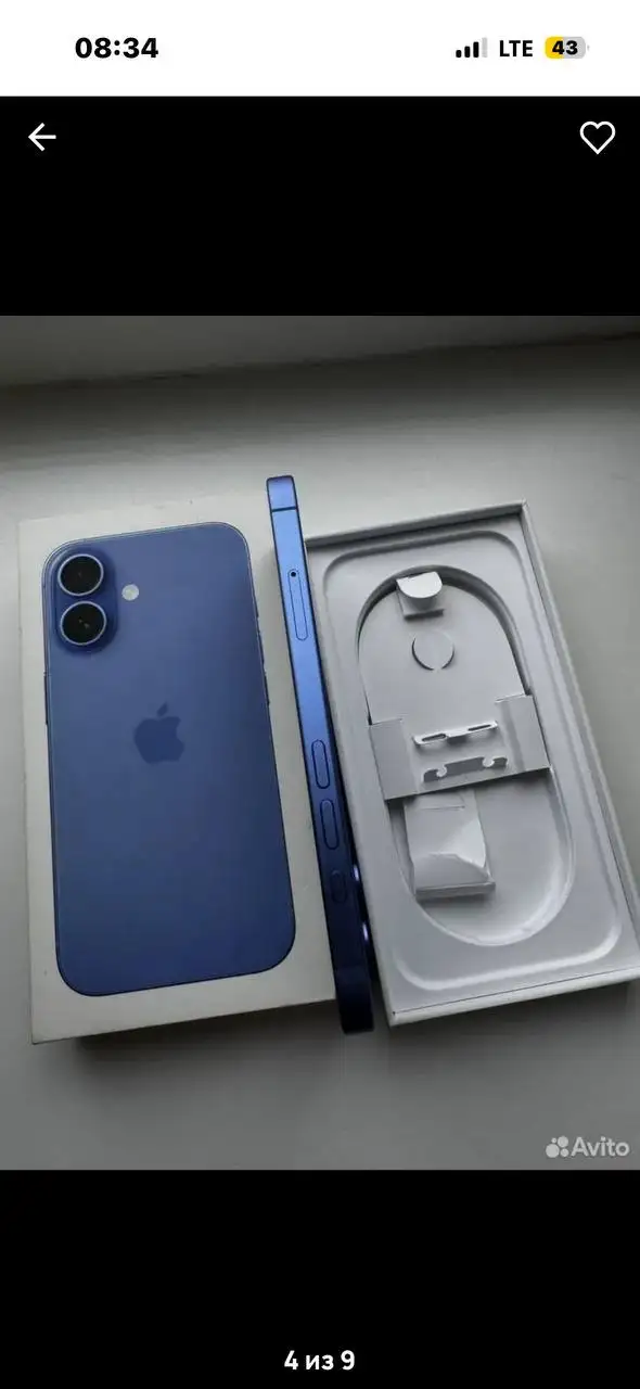 Продам iPhone 16 128GB голубой - Смартфоны (Электроника) в Пермь