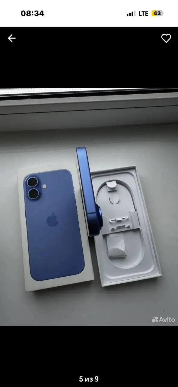 Продам iPhone 16 128GB голубой - Смартфоны (Электроника) в Пермь