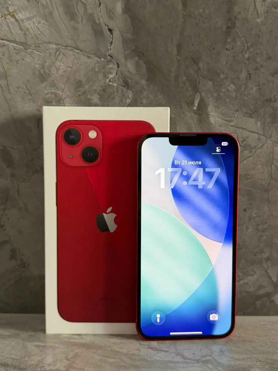 iPhone 13 Red 128GB Ростест - Мобильные телефоны (Электроника) в Пермь