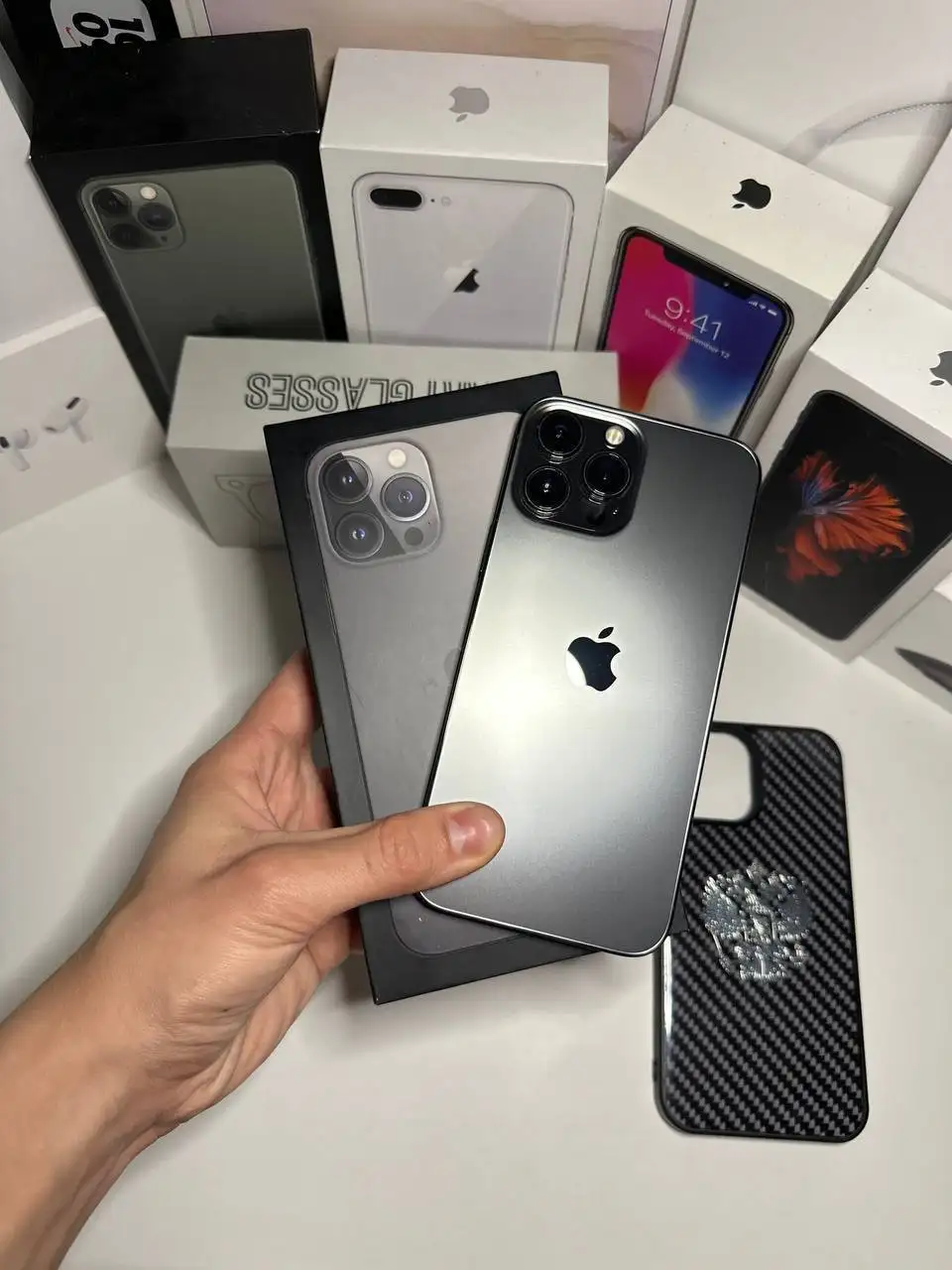 iPhone 13 Pro Max 256GB Серый - Телефоны (Электроника) в Пермь