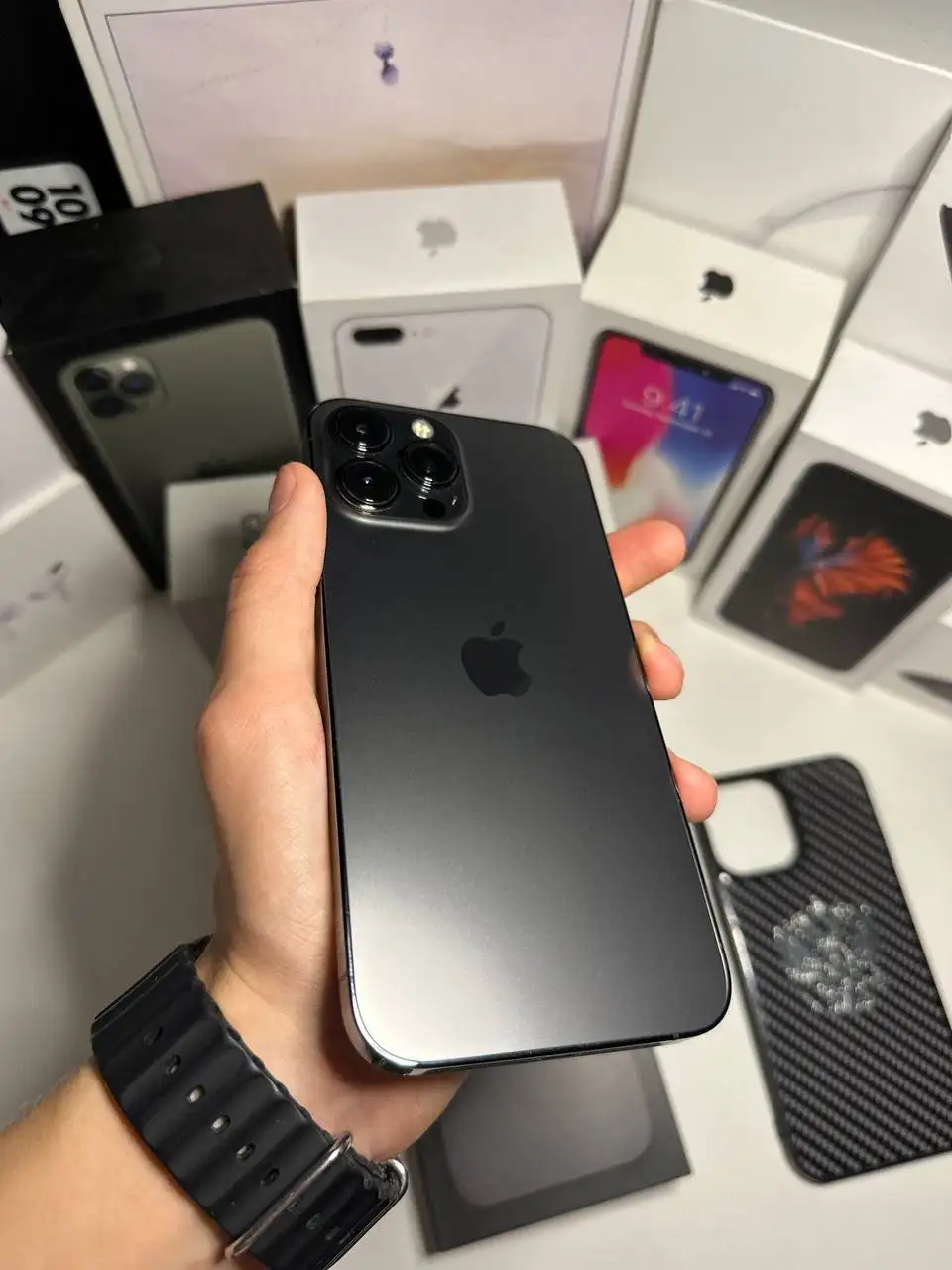 iPhone 13 Pro Max 256GB Серый - Телефоны (Электроника) в Пермь