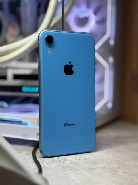 iPhone XR 64GB, синий, в отличном состоянии - Электроника в Пермь