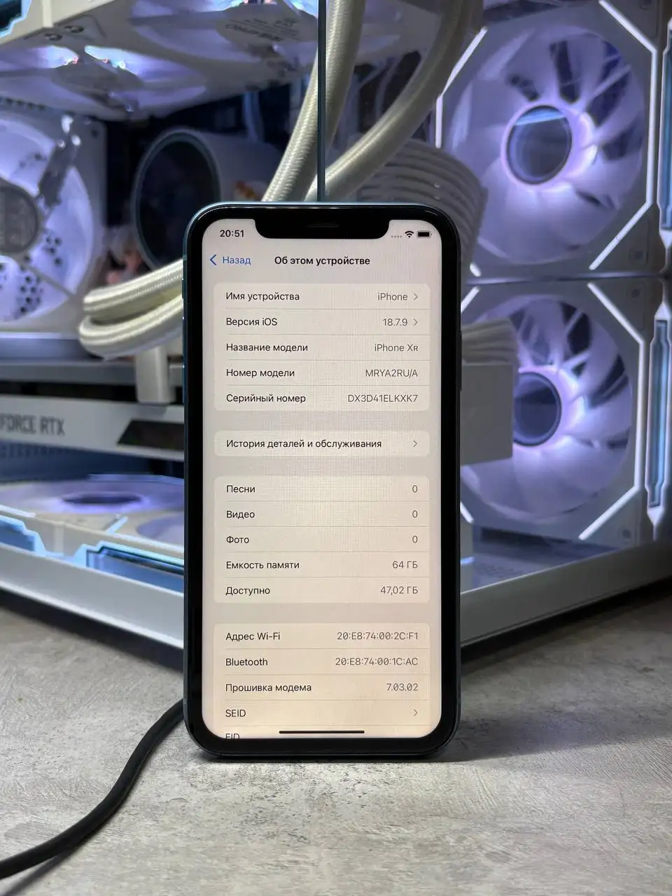 iPhone XR 64GB, синий, в отличном состоянии - Смартфоны и телефоны (Электроника) в Пермь