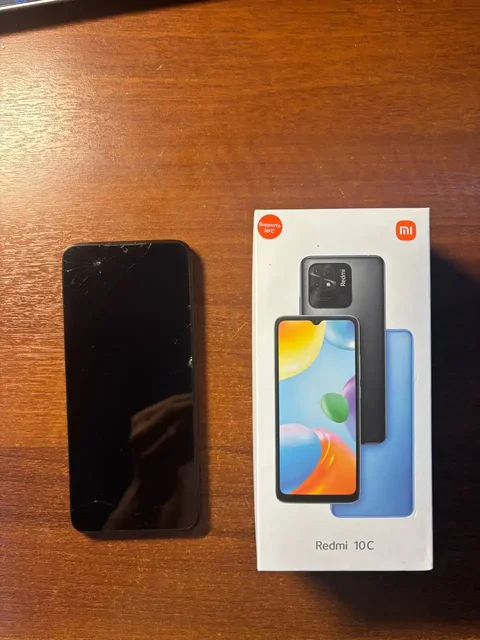 Redmi 10C 64GB с треснутым экраном - частное объявление в Пермь