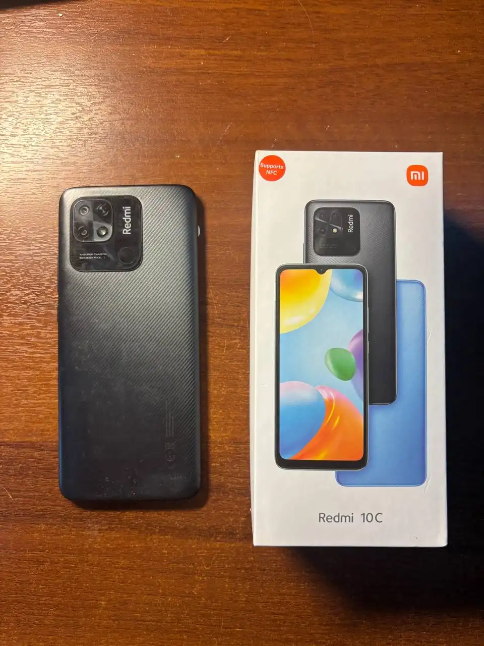 Redmi 10C 64GB с треснутым экраном - Смартфоны (Электроника) в Пермь