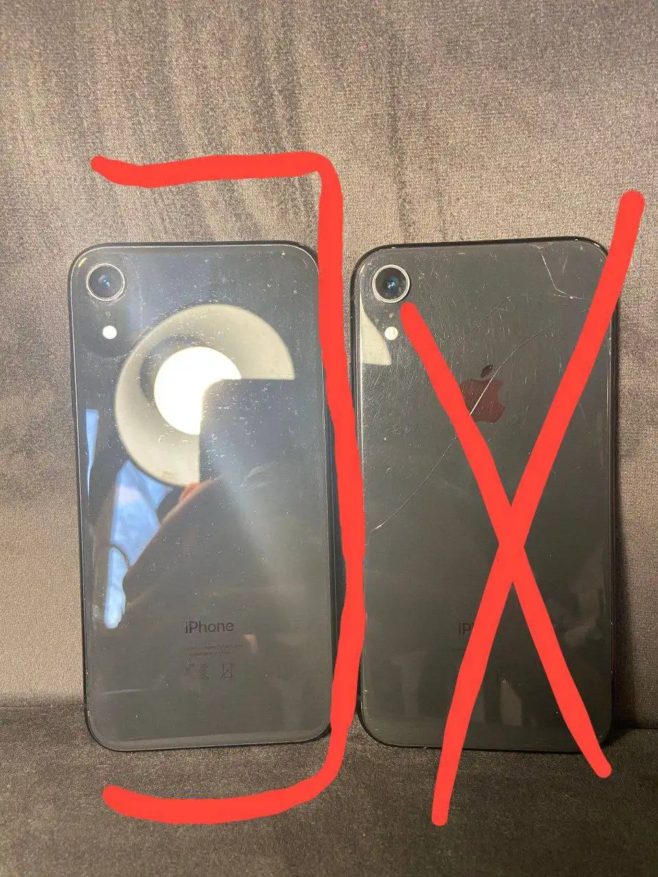 Продам iPhone Xr 64 ГБ с разбитым дисплеем - Смартфоны (Электроника) в Пермь