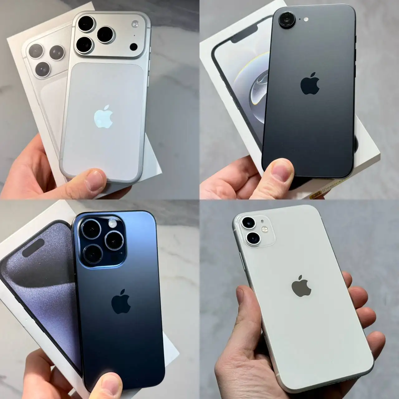 Продажа б/у iPhone моделей 11, 15Pro, 16e, 17Pro в Перми - Смартфоны (Электроника) в Пермь