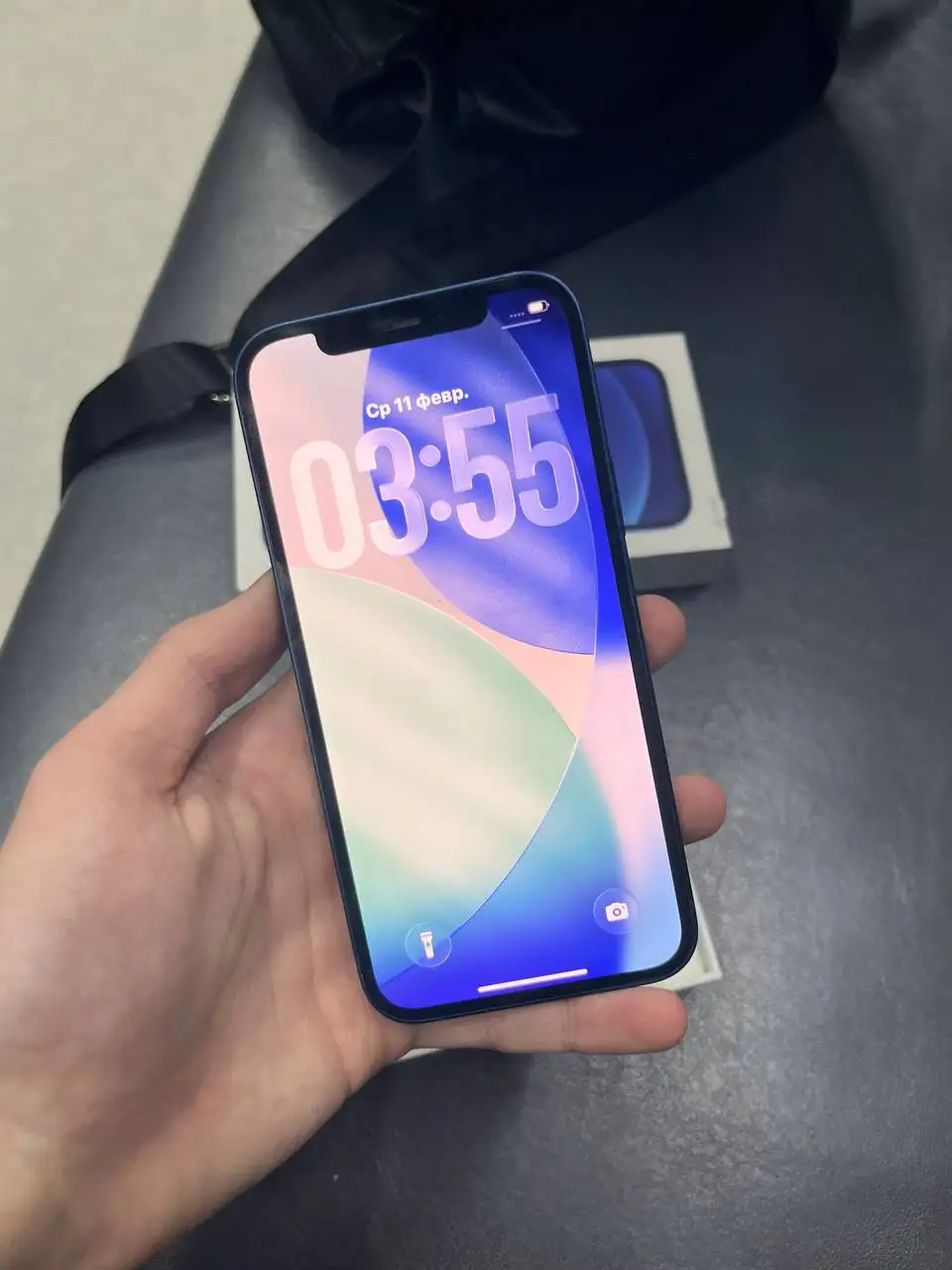 iPhone 12 blue с AirPods 2 в подарок - Смартфоны (Электроника) в Пермь