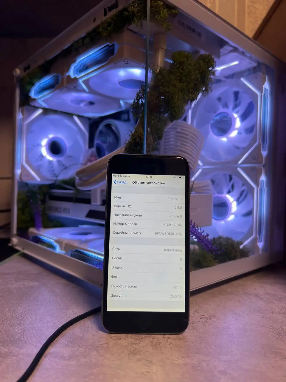 iPhone 6 32GB Silver - Смартфоны (Электроника) в Пермь