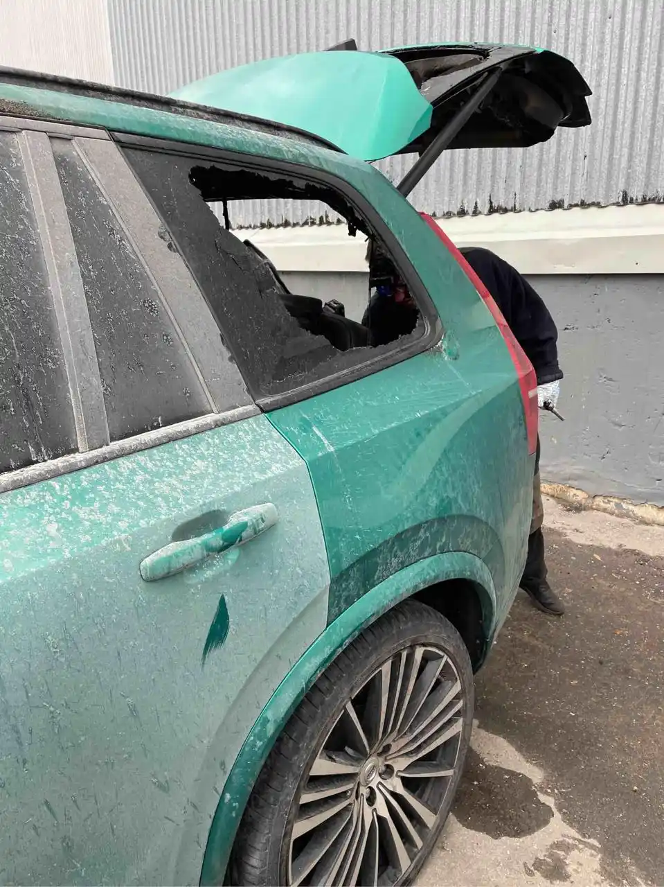 Volvo XC90 2019 после пожара