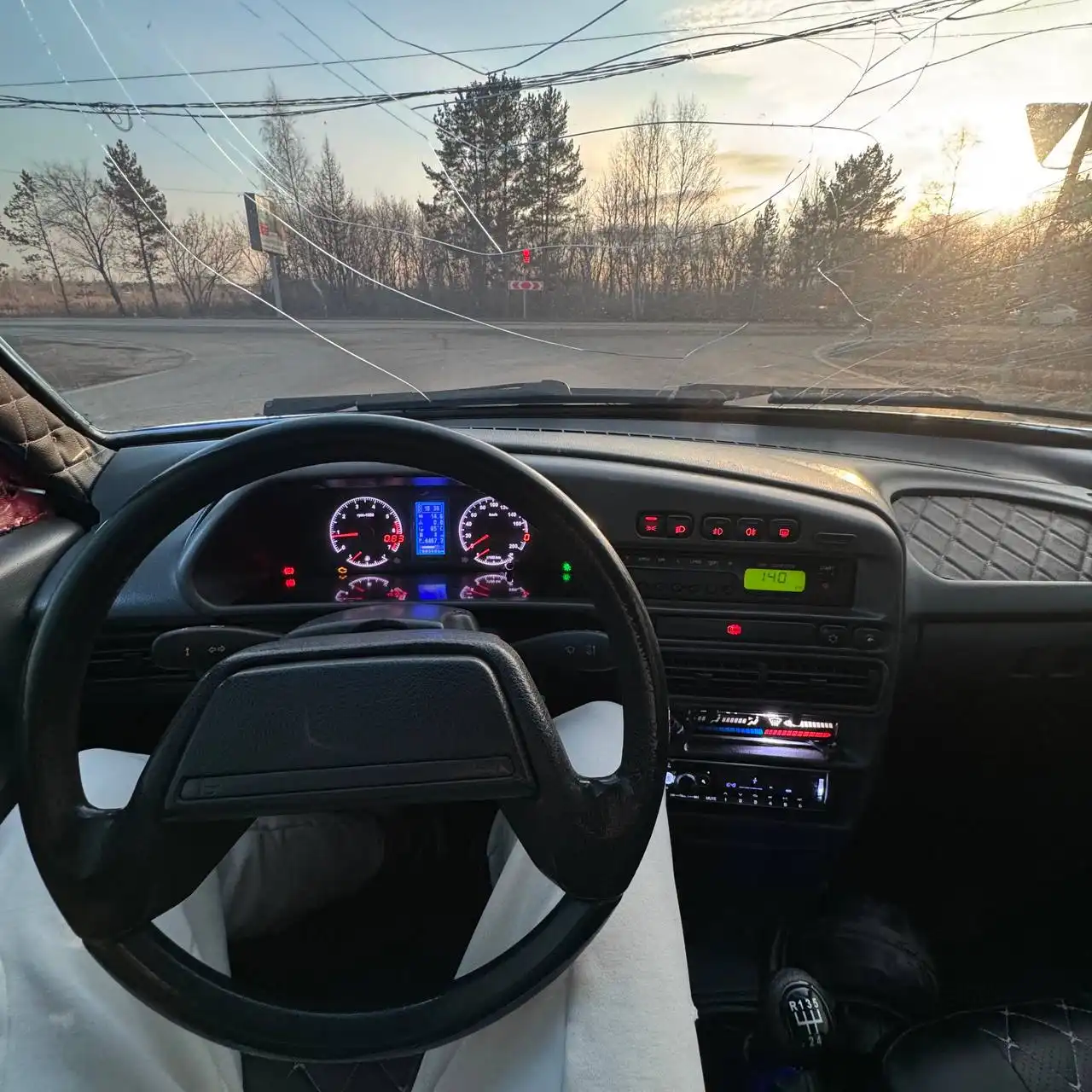 ВАЗ 2114 с аудиосистемой и тюнингом