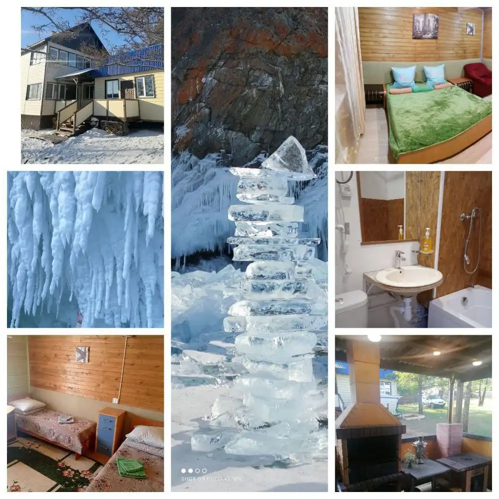 Уютный дом на Байкале в деревне Курма