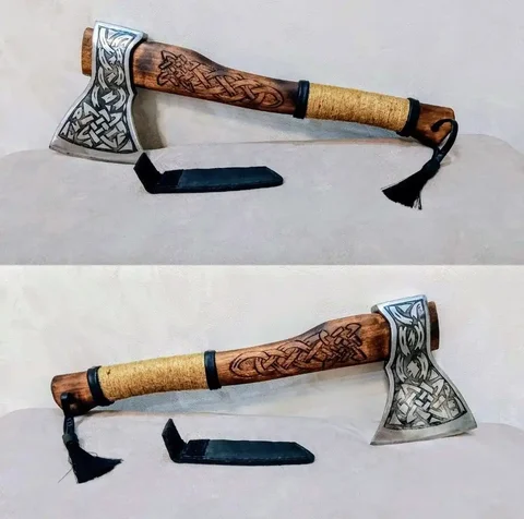 Кованый топор ручной работы ДАРА с травлением - Хобби и отдых в Тайшет