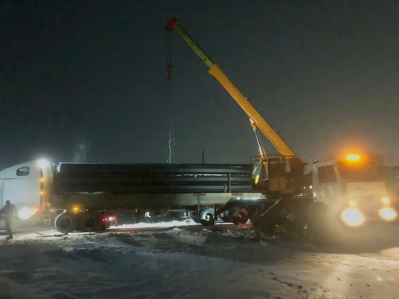 Услуги автокрана в зимний период