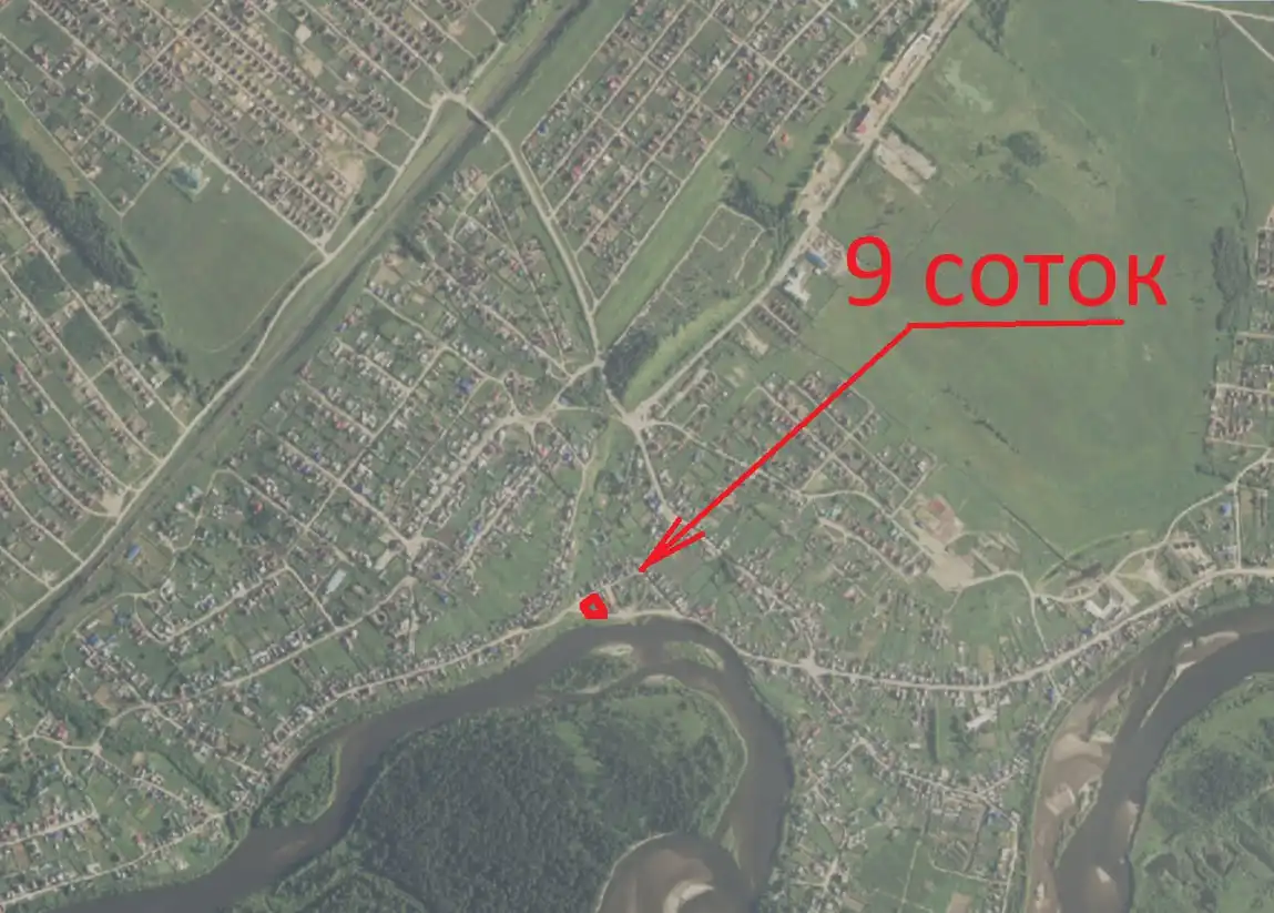 Участок 9 соток в с. Максимовщина под строительство дома