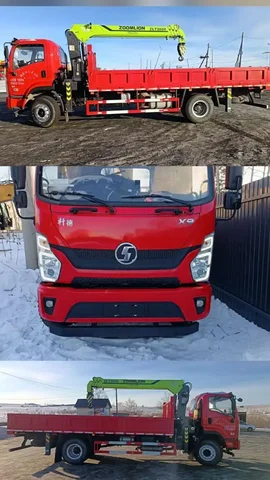 Кран борт SHACMAN с установкой Zoomlion 5 тонн в Иркутске - Госномера в Иркутск