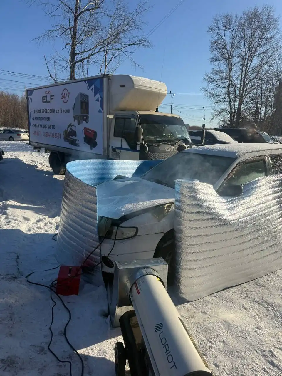 Экстренный отогрев автомобиля круглосуточно - Ремонт автомобилей (Услуги) в Иркутск