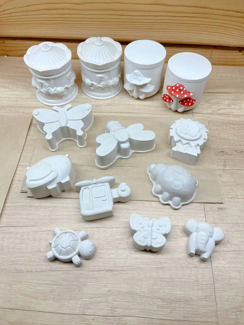 Набор фигурок из гипса для творчества с красками и кистью - Хобби и отдых в Хомутово