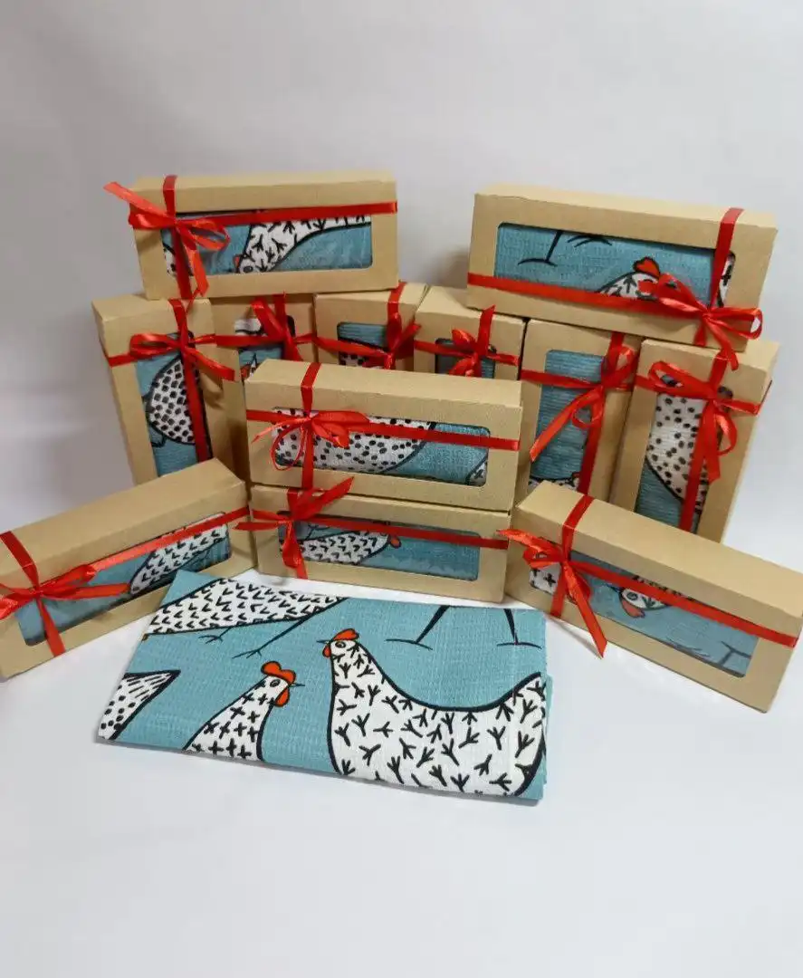 Вафельное полотенце в подарочной упаковке - Текстиль (Для дома и дачи) в Иркутск