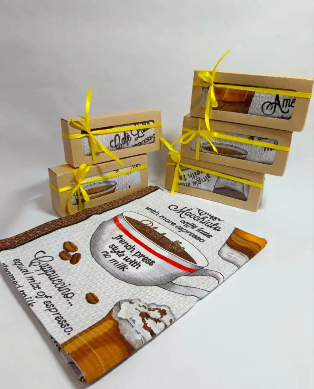 Вафельное полотенце в подарочной упаковке - Текстиль (Для дома и дачи) в Иркутск