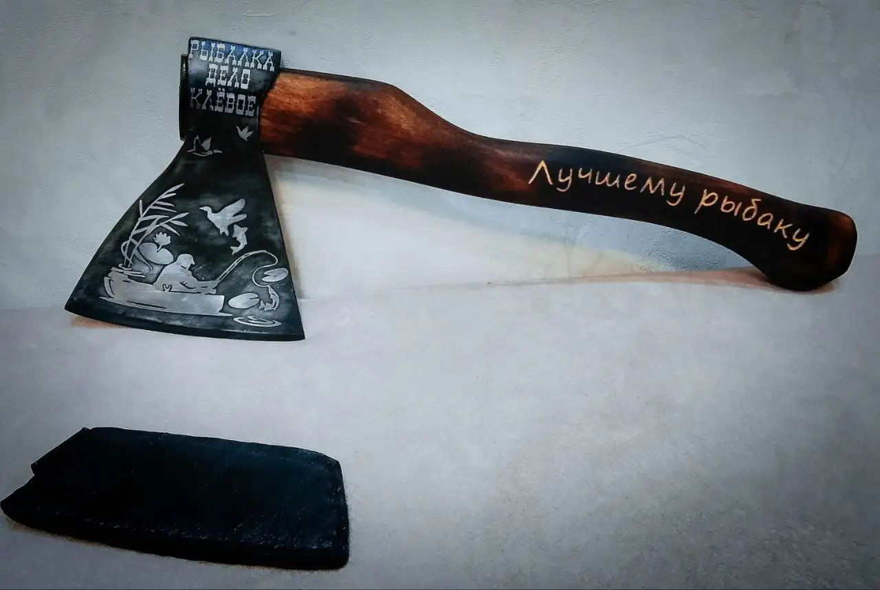 Кованый топор ручной работы РЫБАК - Хобби и отдых в Тайшет