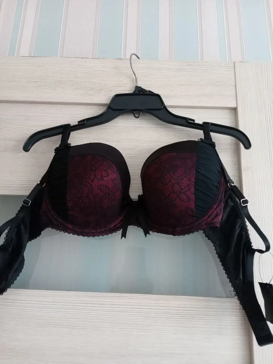 Бюстгалтер Balaloum 85d Чёрная вишня - Нижнее белье (Одежда) в Иркутск