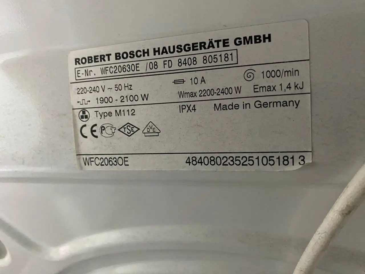 Стиральная машина Bosch - Бытовая техника (Для дома и дачи) в Иркутск