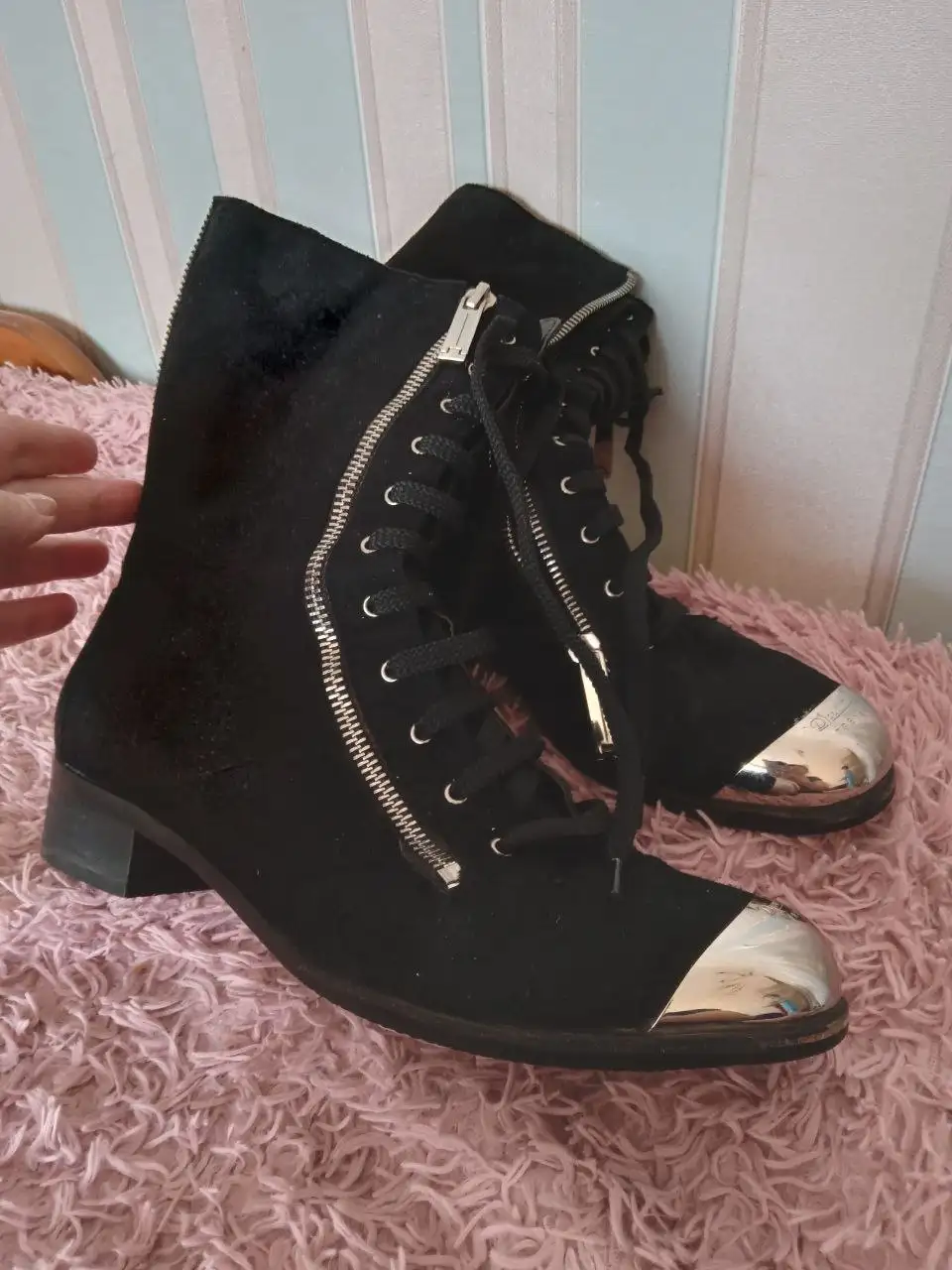 Натуральная замша -осень 38 размер - Обувь (Одежда) в Иркутск