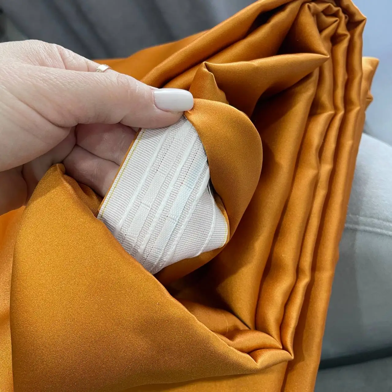 Продам новый комплект штор терракотового цвета - Шторы (Для дома и дачи) в Иркутск