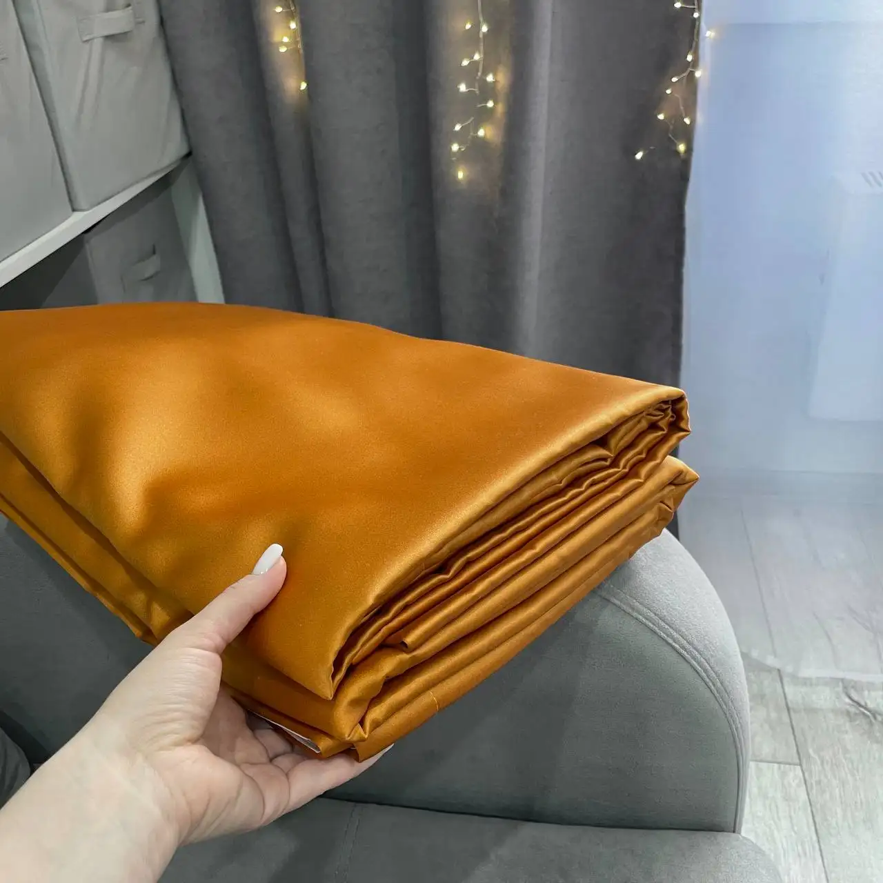 Продам новый комплект штор терракотового цвета - Шторы (Для дома и дачи) в Иркутск