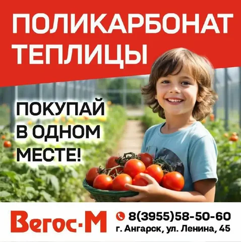 Теплицы и парники для урожая в Ангарске - Сад и огород в Ангарск