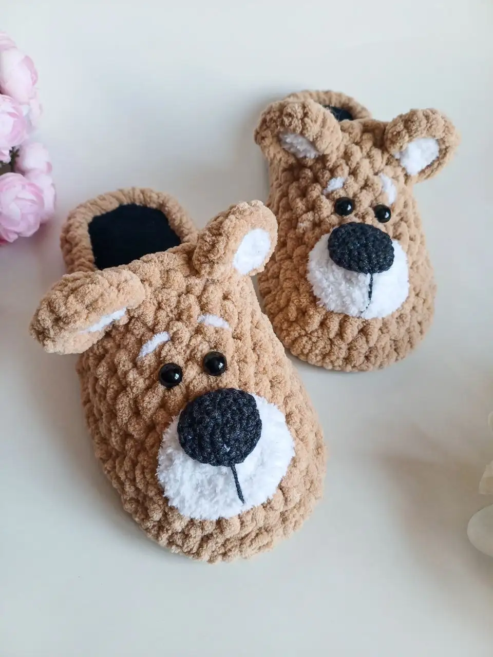 Детские плюшевые тапочки - Обувь детская (Товары для детей) в Иркутск