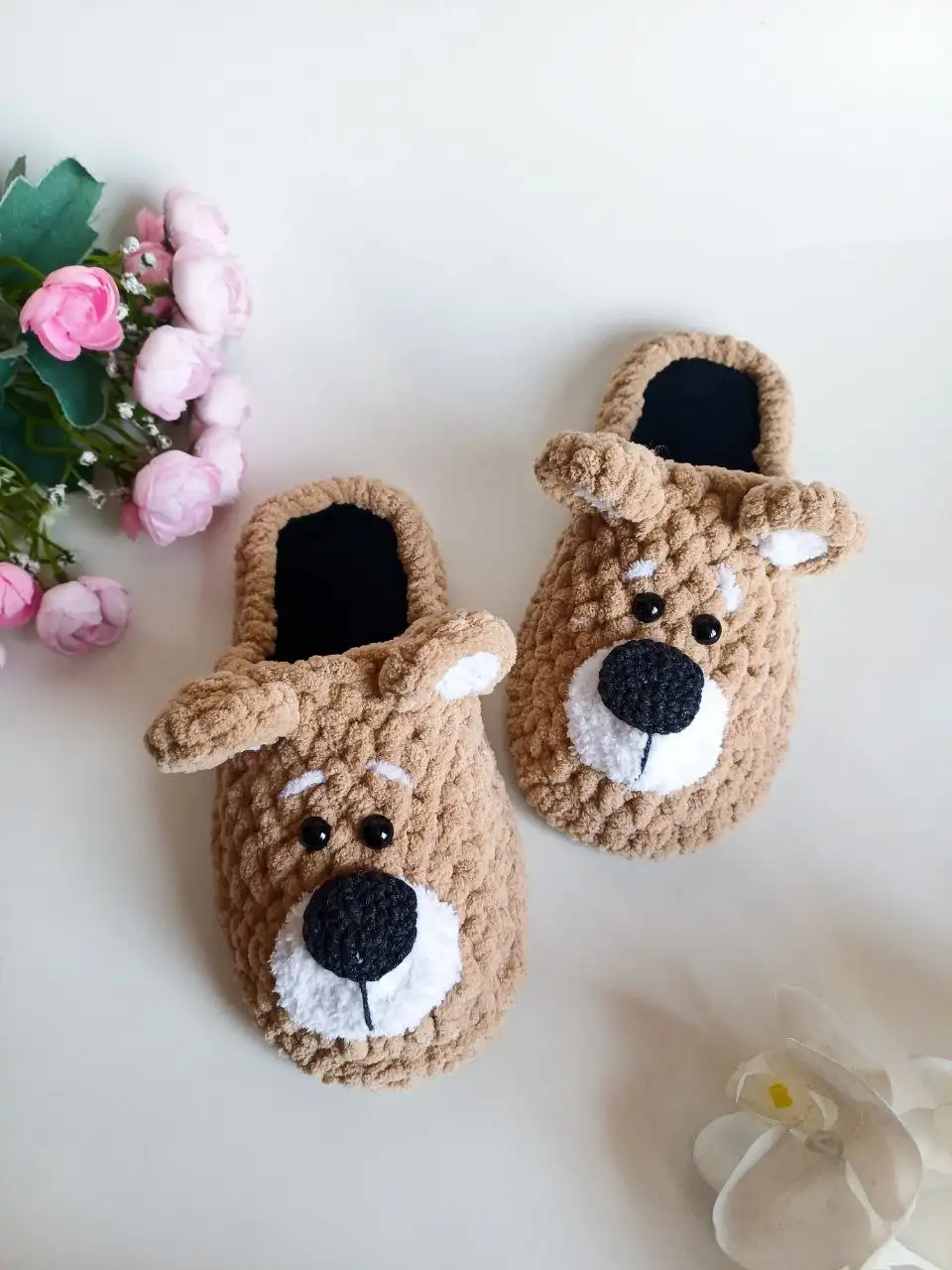 Детские плюшевые тапочки - Обувь детская (Товары для детей) в Иркутск