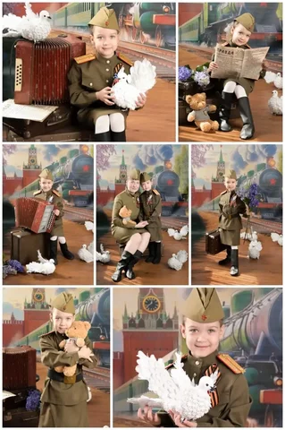 Фотосессия ко Дню Победы с прокатом военной формы - Фотоуслуги в Иркутск