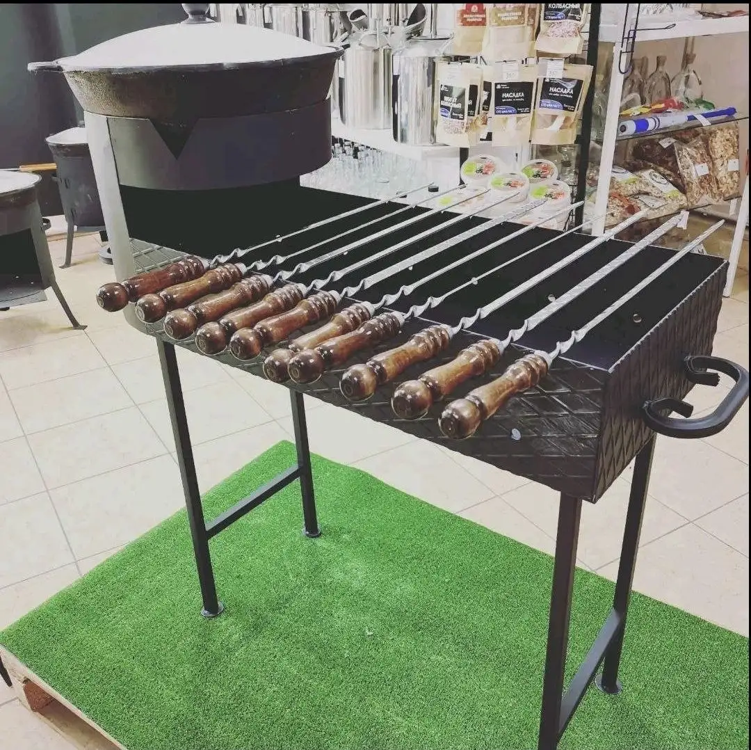 Мангал с печкой для казана - Мангалы (Для дома и дачи) в Шелехов