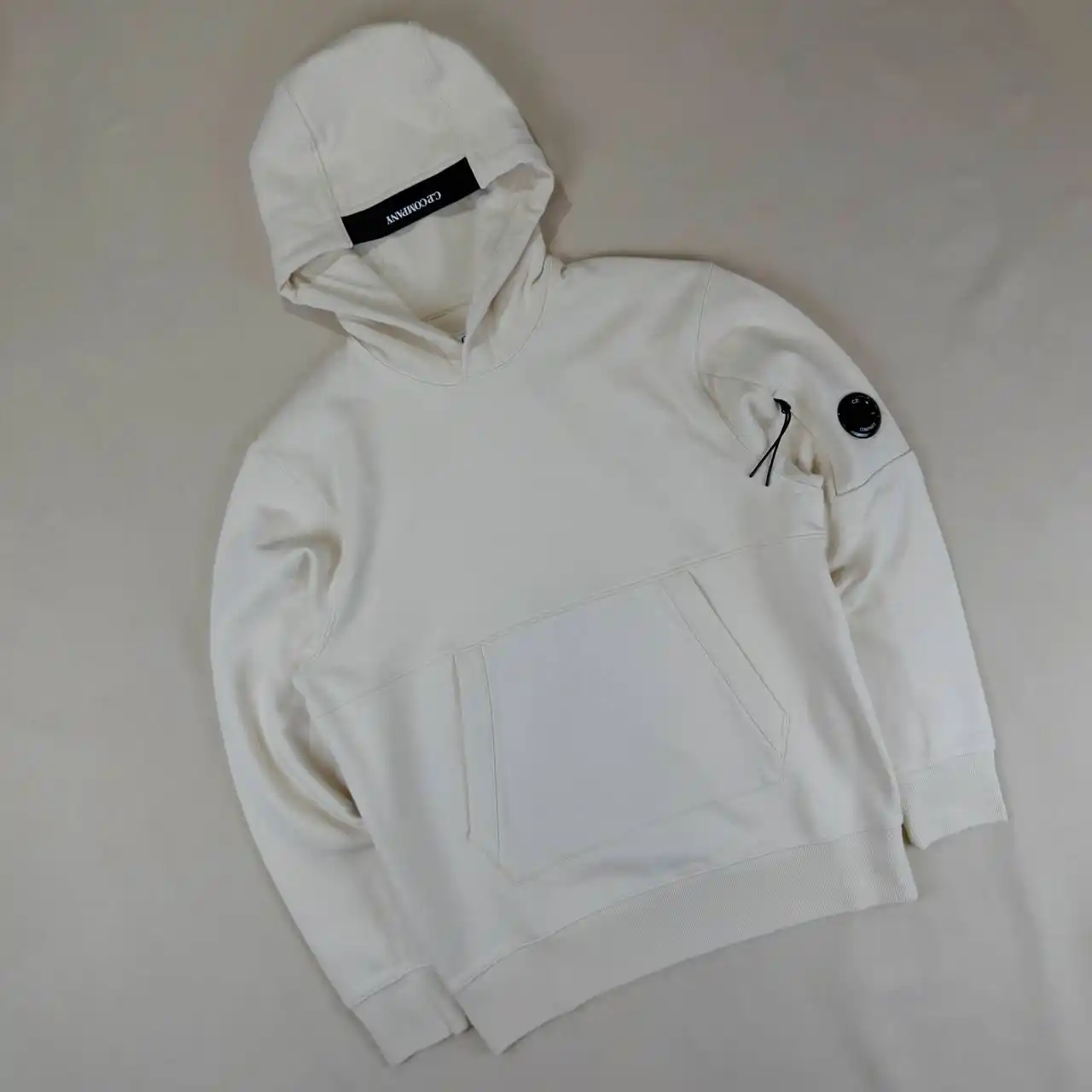 C.P. Company Diagonal Raised Fleece Lens Regular Fit Hoodie