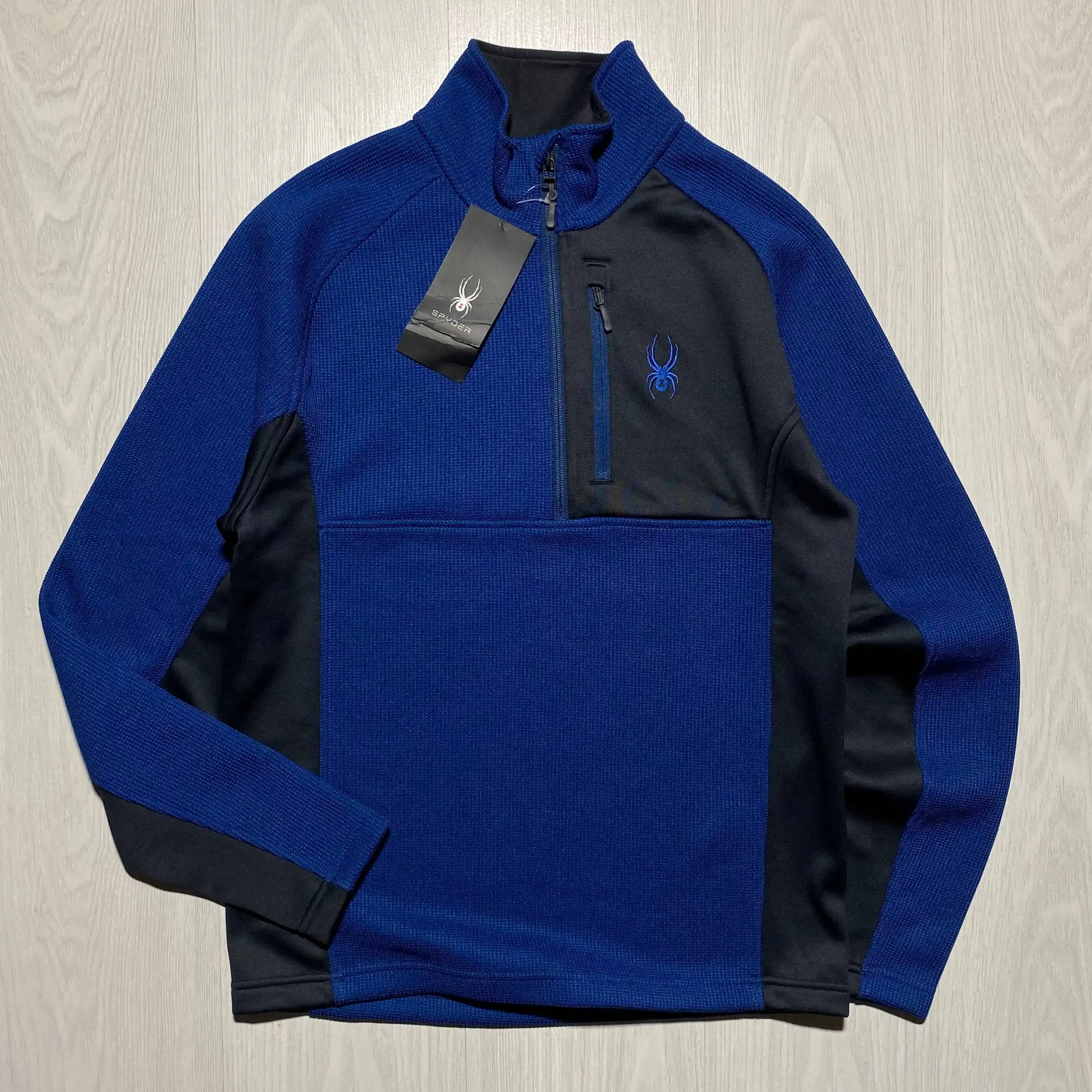Мужская халф зип кофта SPYDER синий размер M