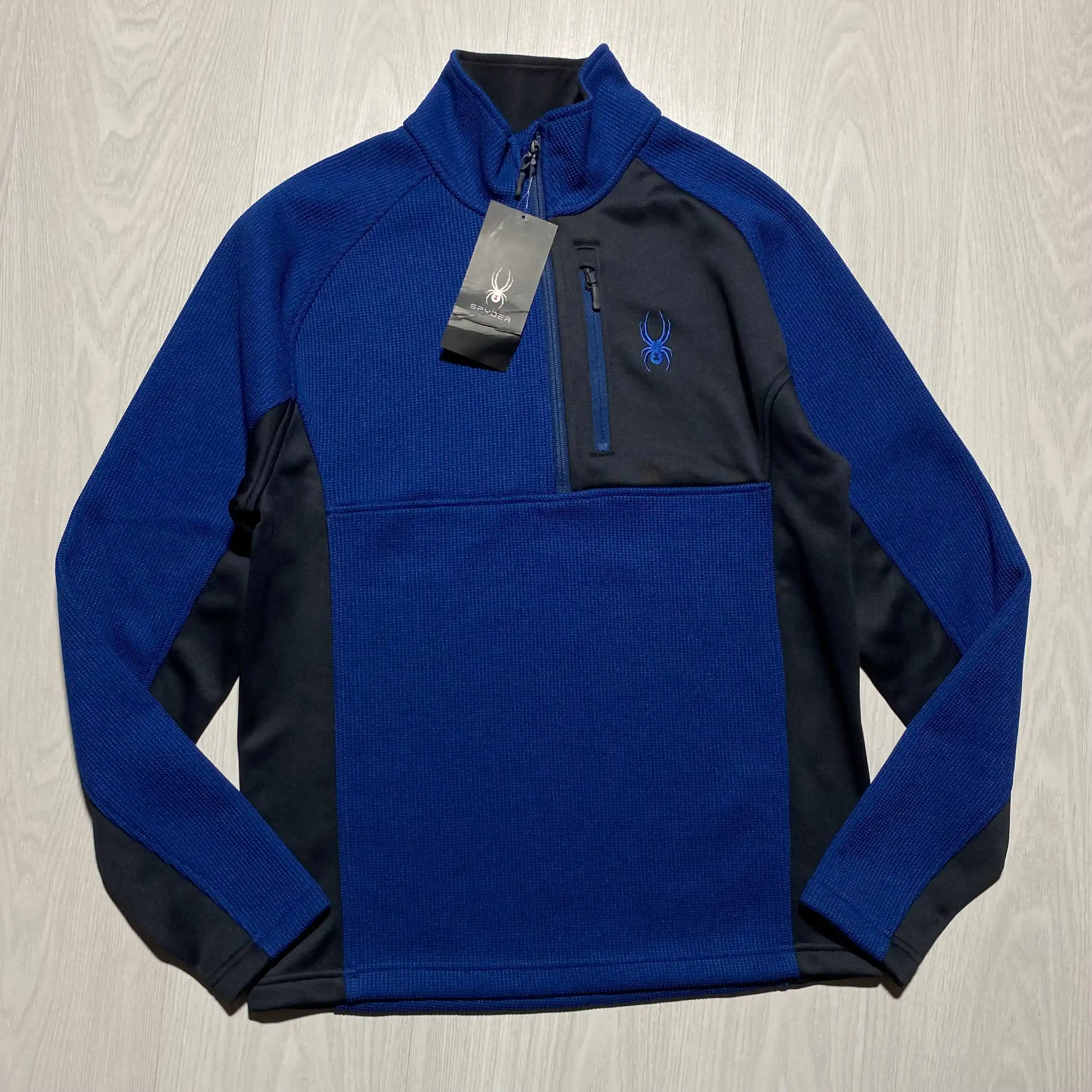 Мужская халф зип кофта SPYDER синий размер M