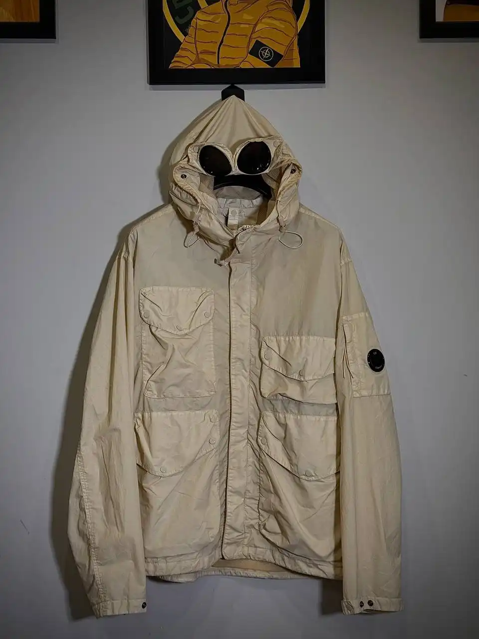 C.P. Company Flat Nylon Google Jacket