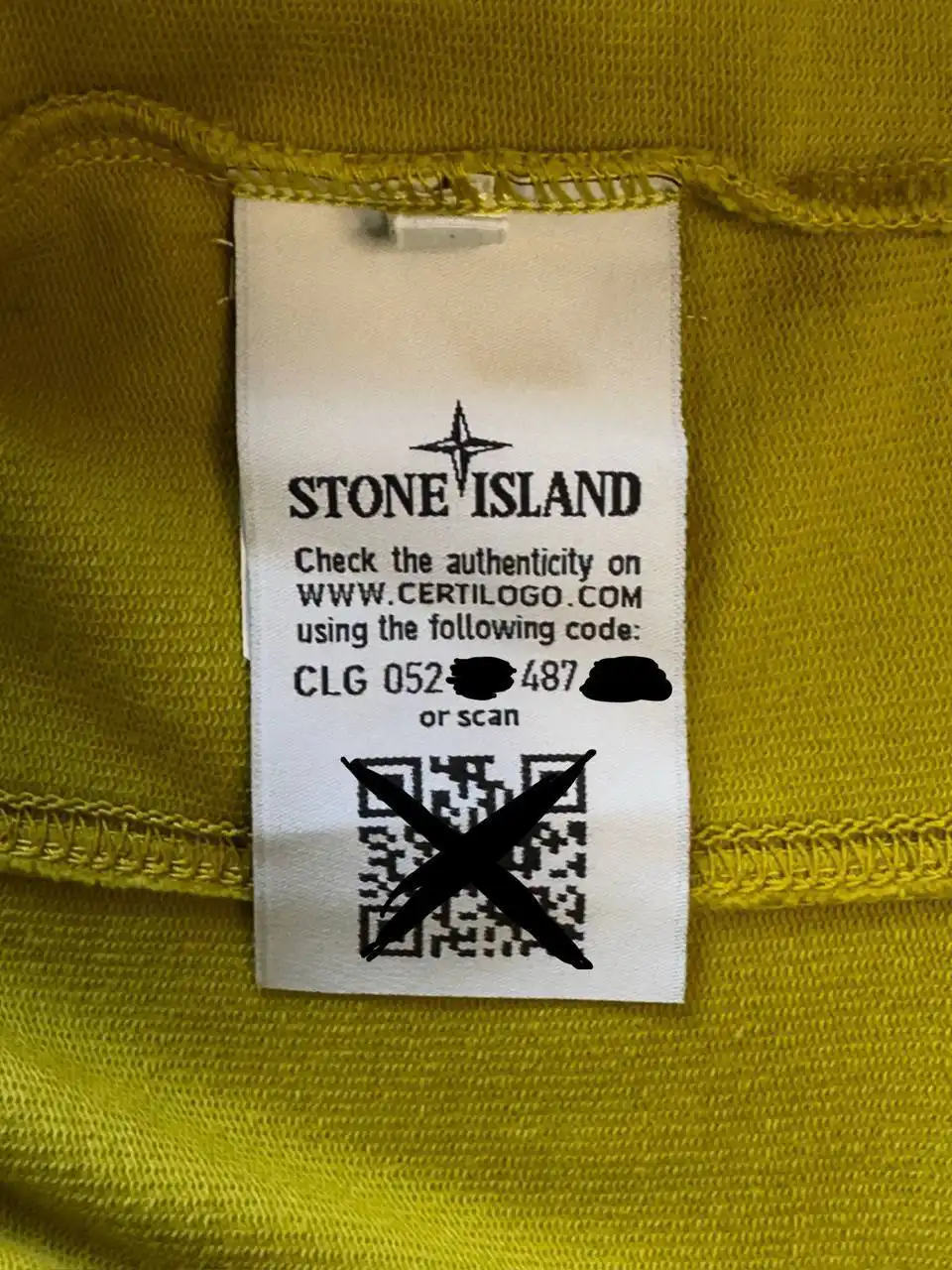Stone Island 1/4 Zip желтый свитшот