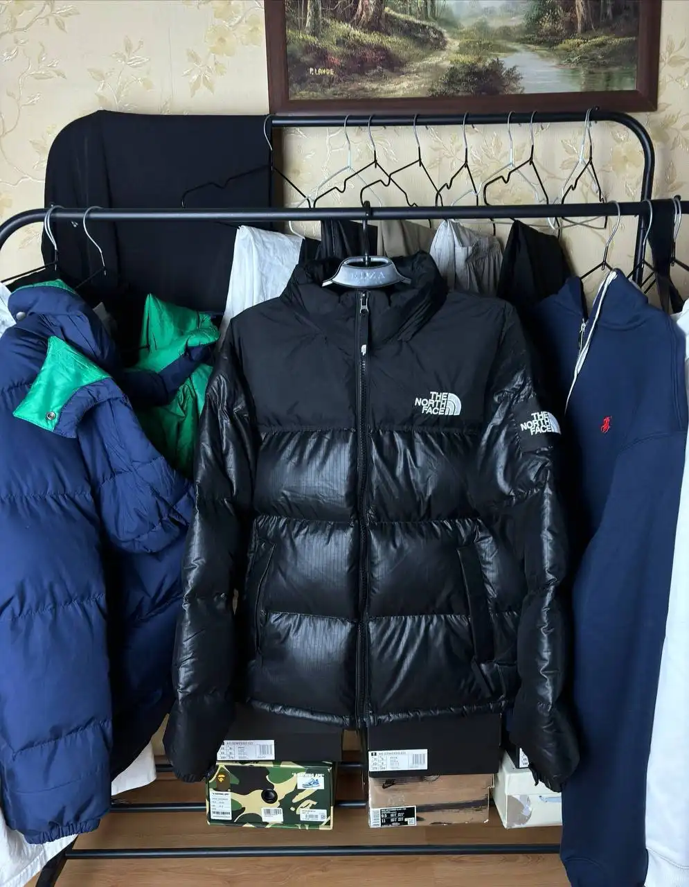 Пуховик The North Face eco down размер M