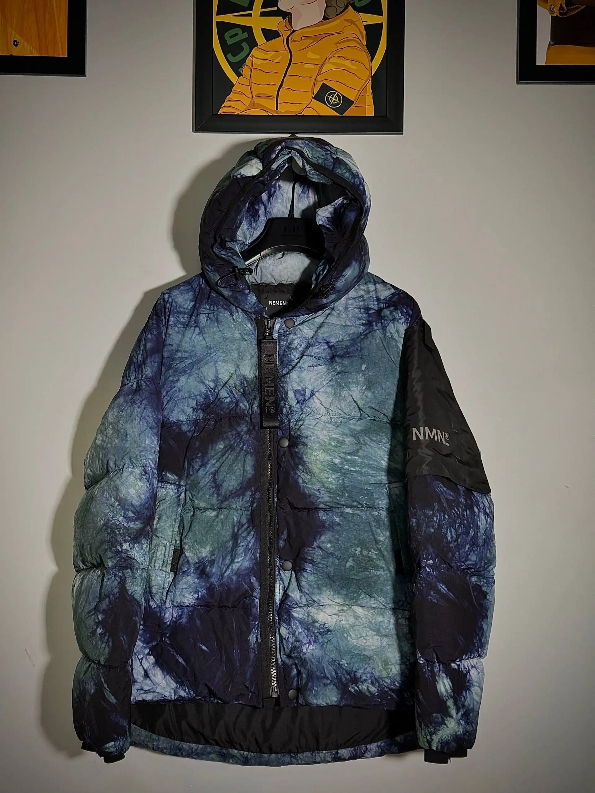 Nemen Tie-Dye Down Jacket размер M-L