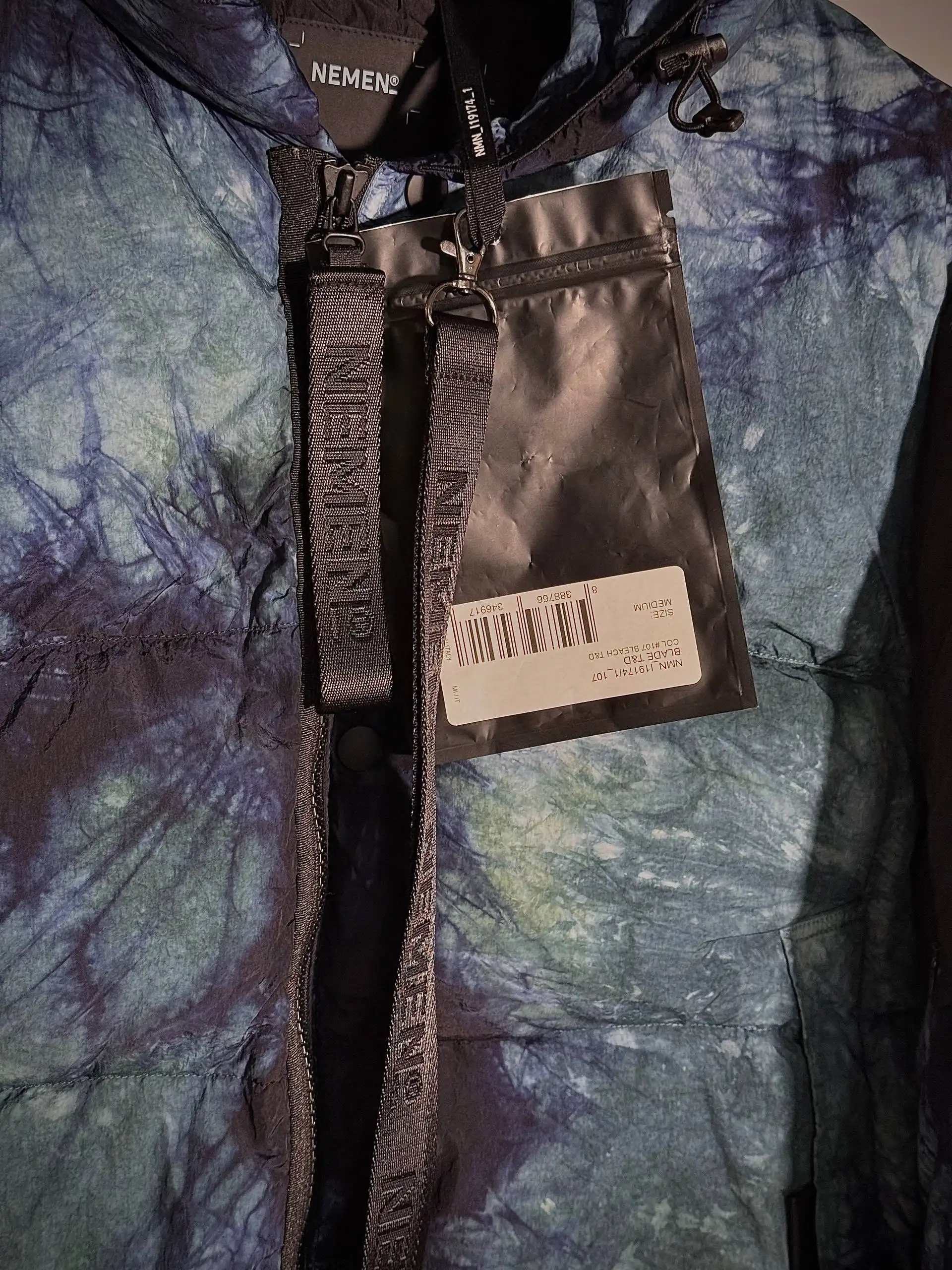 Nemen Tie-Dye Down Jacket размер M-L