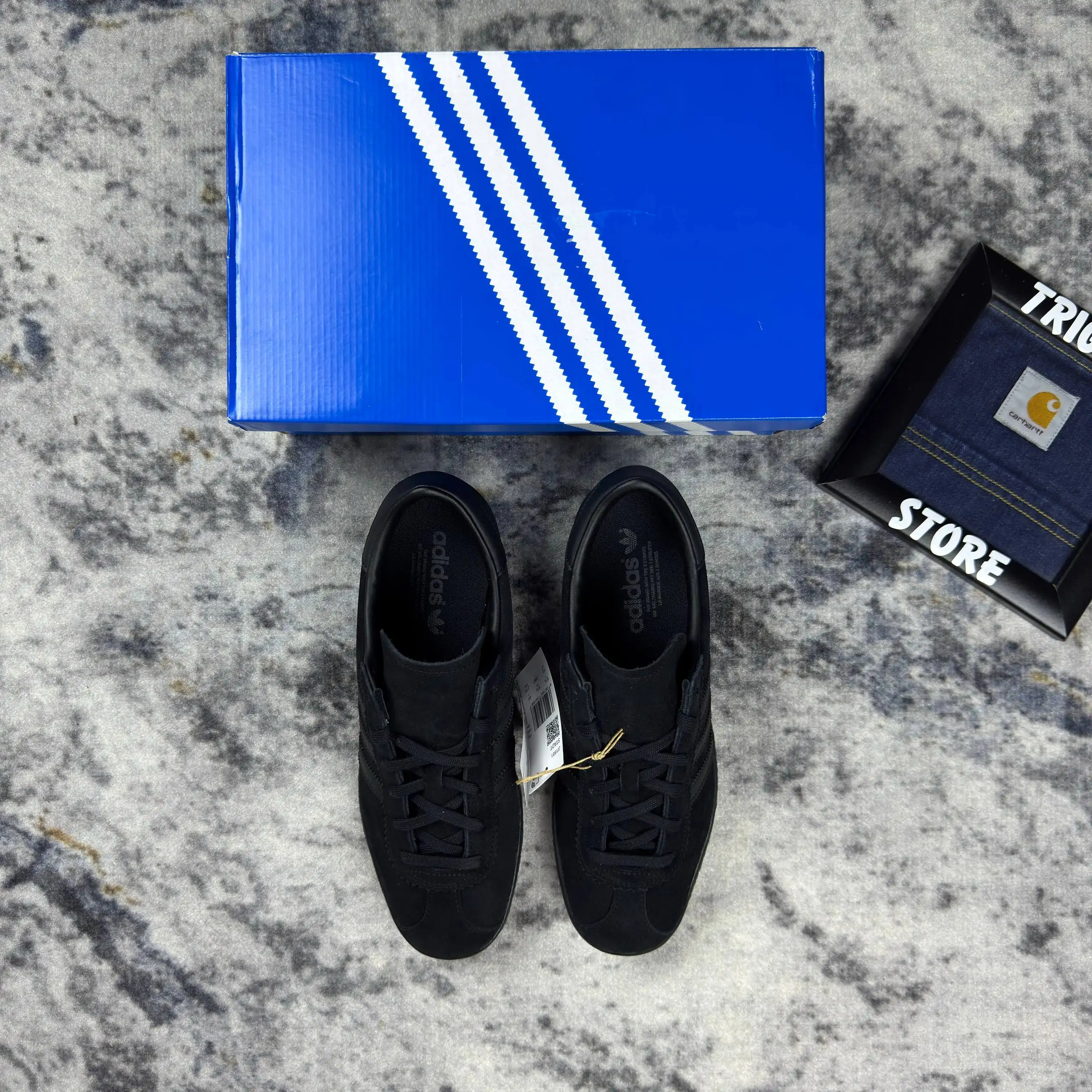 Кроссовки Adidas Originals Stadt Black Carbon - Обувь (Одежда) в Санкт-Петербург