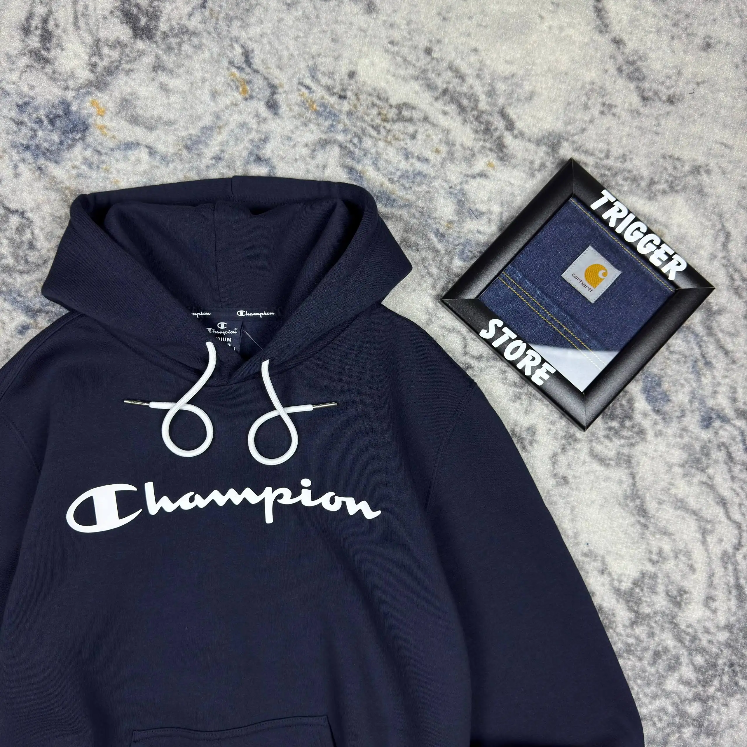 Худи Champion Legacy American Classic Navy размер M - Спортивная одежда (Одежда) в Санкт-Петербург