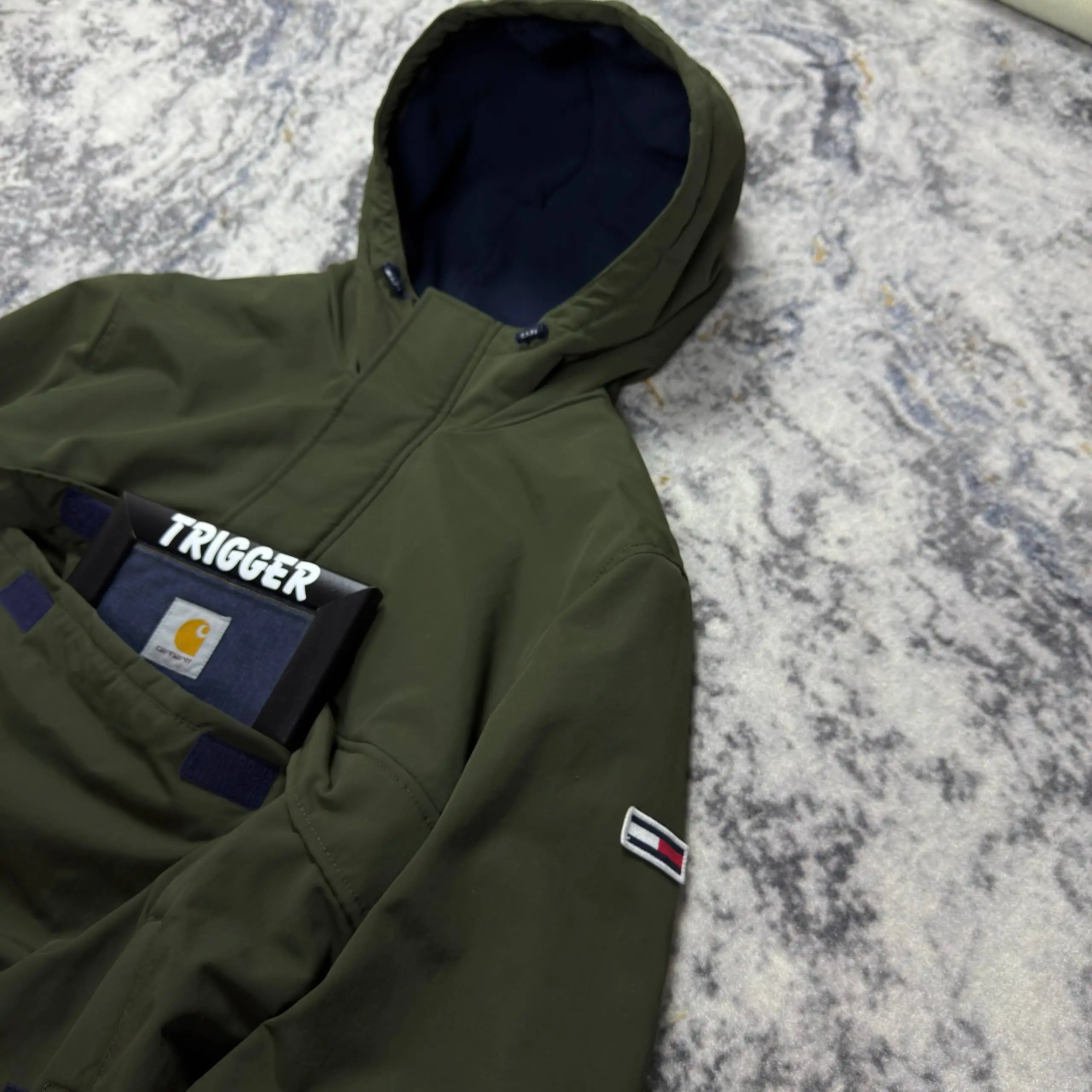 Анорак Tommy Jeans Solid 1/3 zip XL новый с бирками - Верхняя одежда (Одежда) в Санкт-Петербург