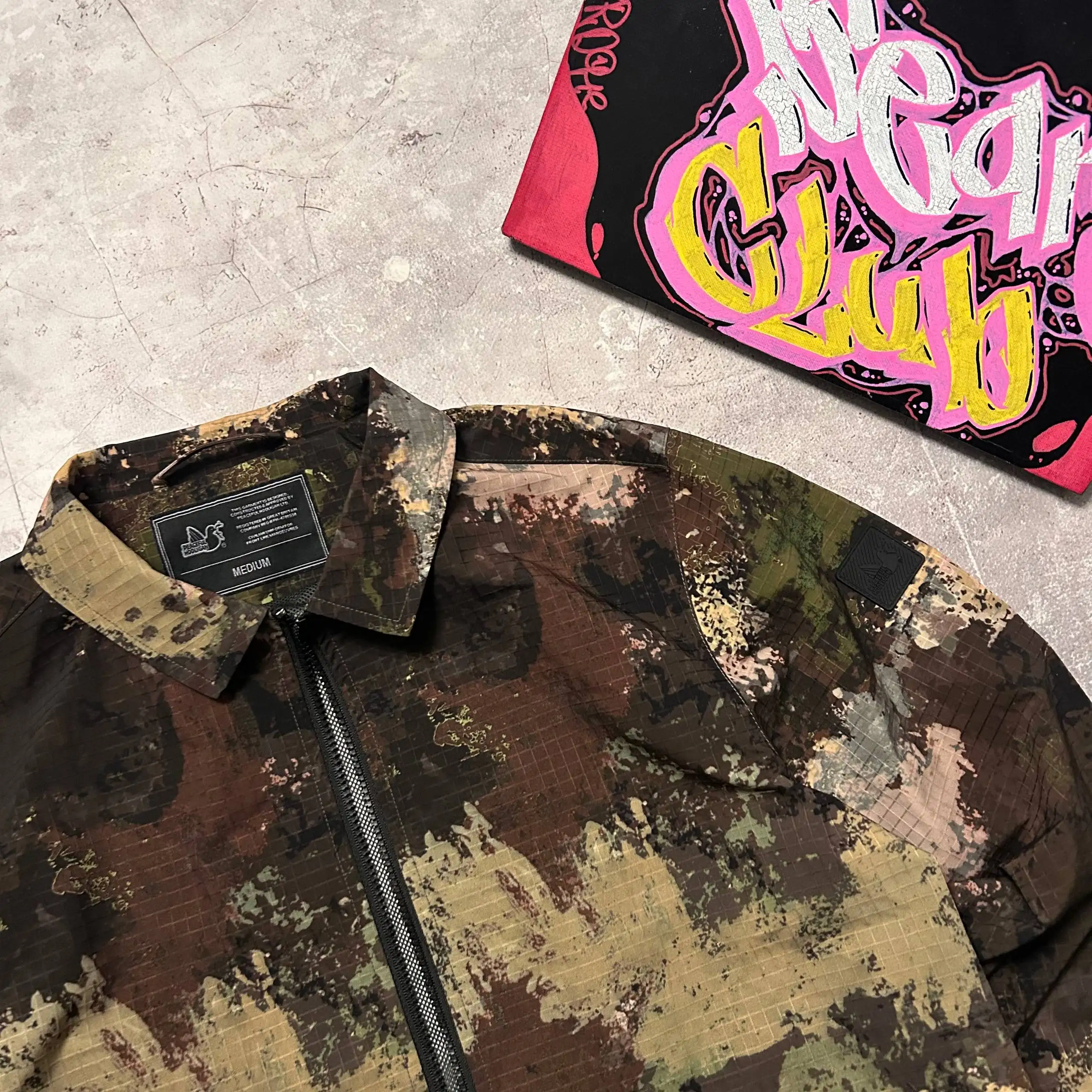 Куртка овершот Peaceful Hooligan мембранная с патчем - Верхняя одежда (Одежда) в Архангельск