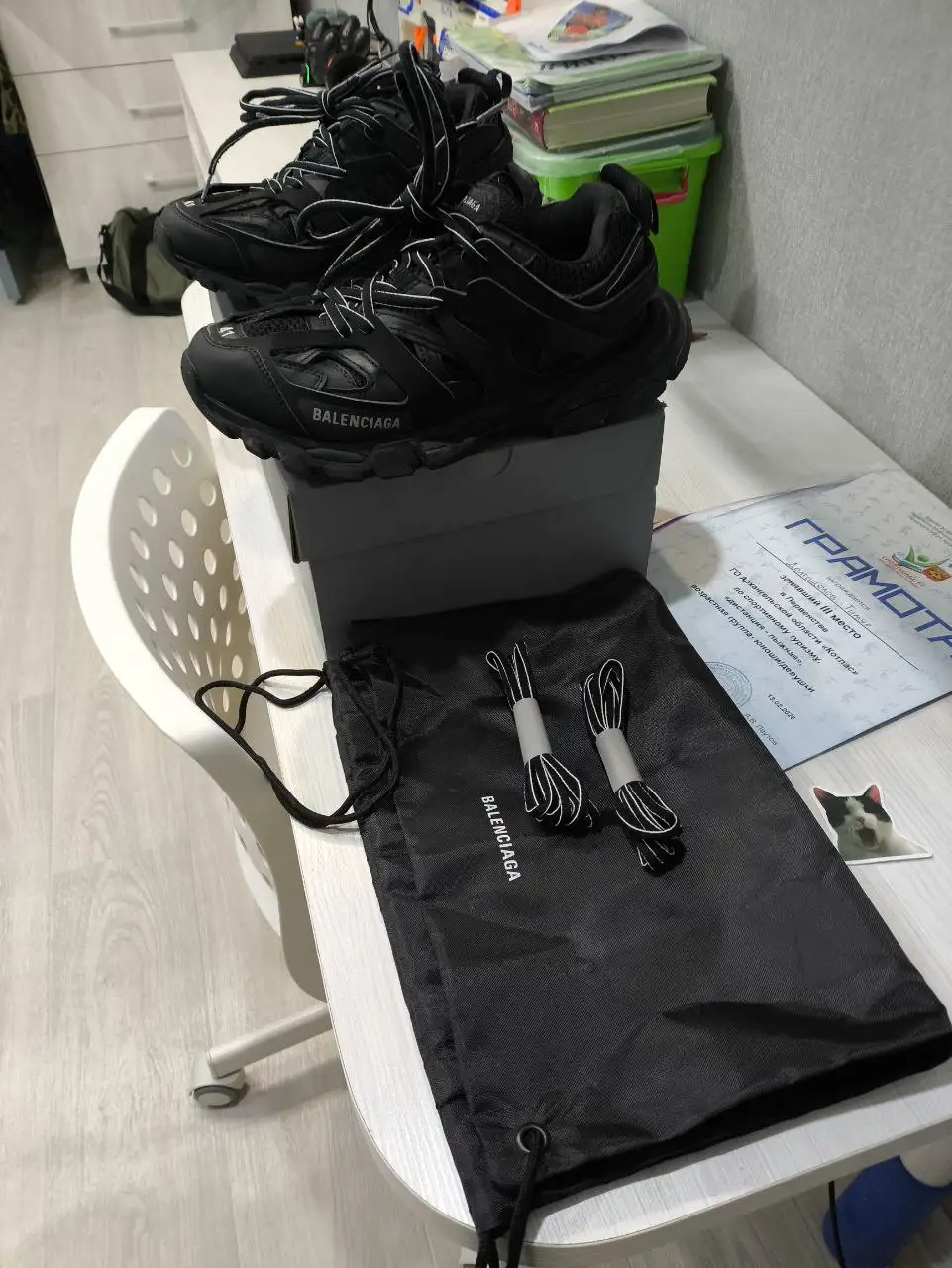 Продажа обуви Balenciaga Track 1 черного цвета - Обувь (Одежда) в Архангельск