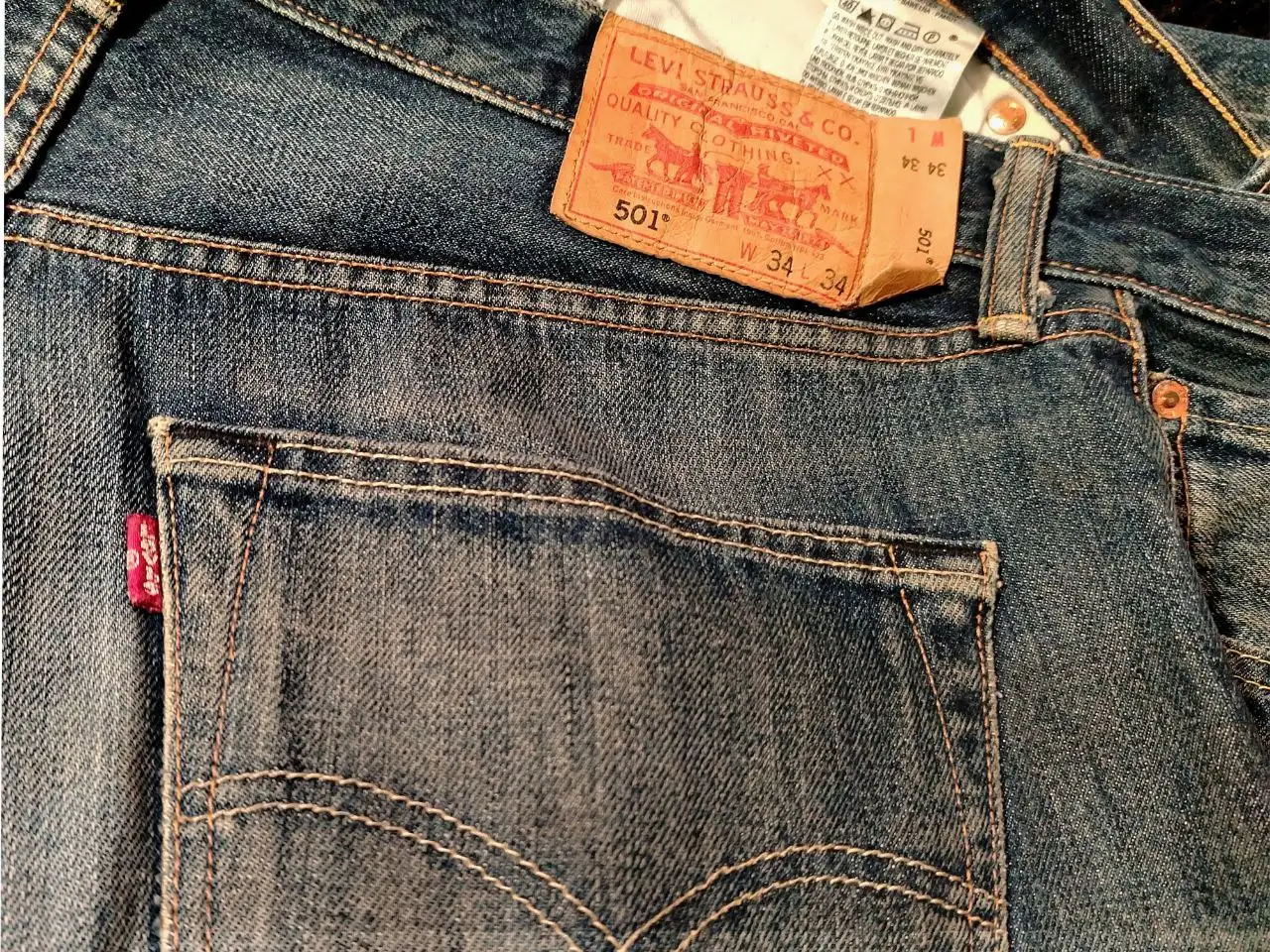 Джинсы Levi's 501 винтажные - Джинсы (Одежда) в Архангельск