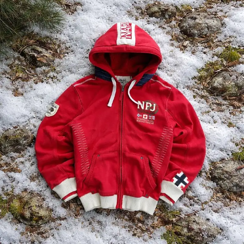 Зип худи Vintage Napapijri NPJ Research Program Archive - Верхняя одежда (Одежда) в Архангельск